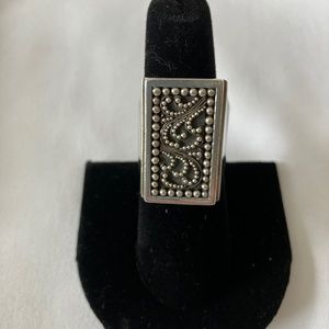 Lois Hill Filigree Silver Ring
